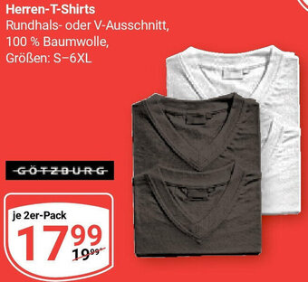 Globus GÖTZBURG Herren-T-Shirts 2er-Pack Angebot