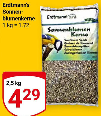 Globus Erdtmann's Sonnenblumenkerne 2,5 kg Angebot