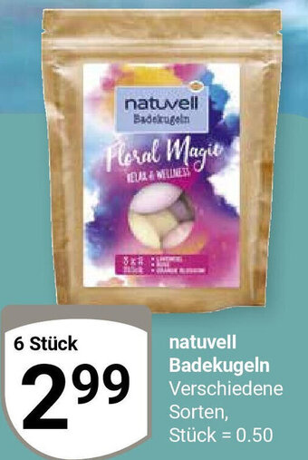 Globus natuvell Badekugeln 6 Stück Angebot