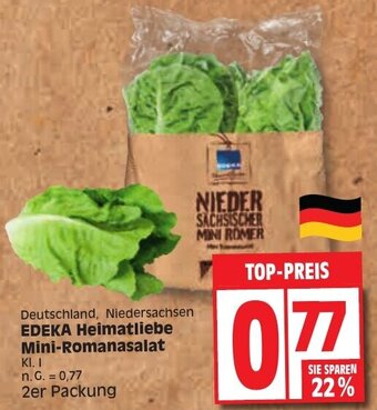 Edeka EDEKA Heimatliebe Mini-Romanasalat 2er Packung Angebot