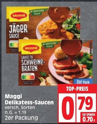 Edeka Maggi Delikatess-Saucen 2er Packung Angebot