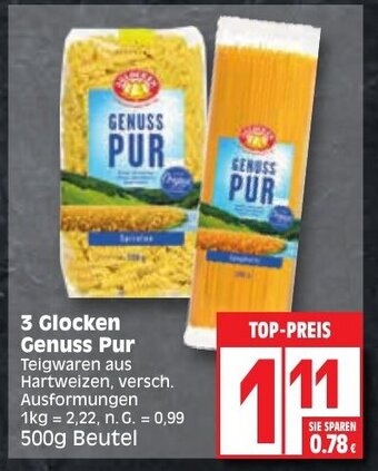 Edeka 3 Glocken Genuss Pur 500 g Beutel Angebot