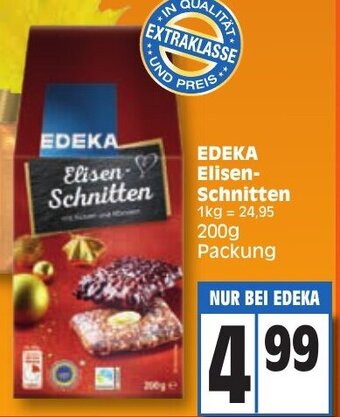 Edeka EDEKA Elisen Schnitten 200 g Packung Angebot