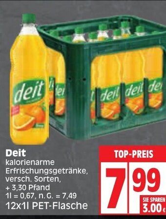 Edeka deit 12 x 1 l PET Flasche Angebot