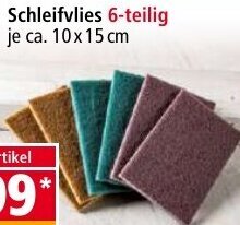 Norma24 KRAFT Profi-Werkzeuge Schleifvlies 6-teilig ca. 10x15 cm Angebot