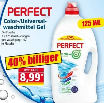 Norma24 PERFECT Color/Universalwaschmittel Gel 5 L Flasche Angebot