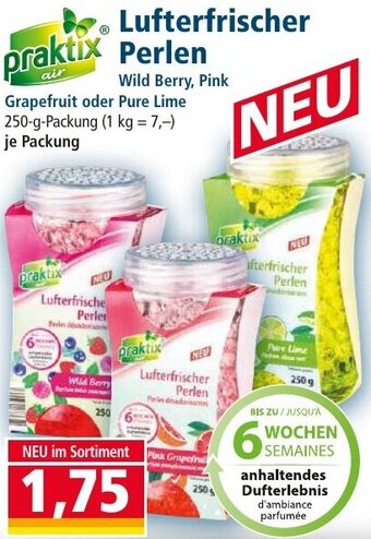 Norma24 praktix air Lufterfrischer Perlen 250 g Packung Angebot