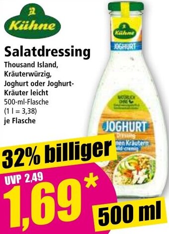 Norma24 Kühne Salatdressing 500 ml Flasche Angebot