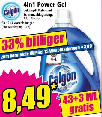 Norma24 Calgon 4in1 Power Gel 2,3-L Flasche Angebot