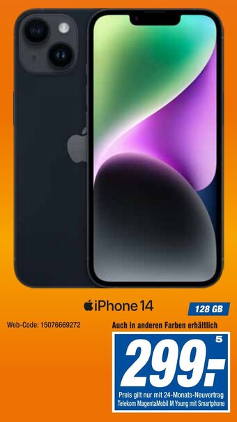 K+B Expert iPhone 14 Angebot