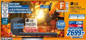 expert Techno Land LG OLED 77 C39 LC Angebot