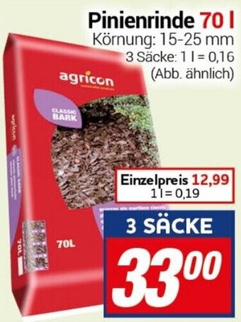 CENTERSHOP Pinienrinde 70 L Angebot