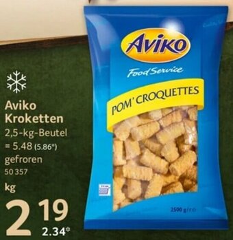 Selgros Aviko Kroketten 2,5-kg Beutel Angebot
