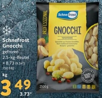 Selgros Schnefrost Gnocchi 2,5 kg Beutel Angebot