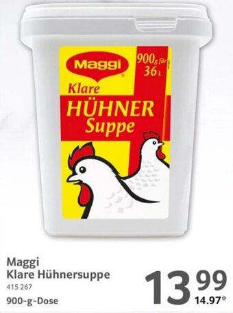 Selgros Maggi Klare Hühnersuppe 900 g Dose Angebot