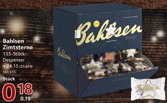 Selgros Bahlsen Zimtsterne 135-Stück Angebot