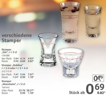 Selgros verschiedene Stamper Angebot