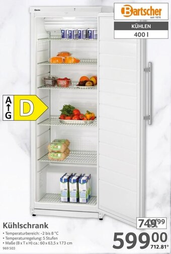 Selgros Bartscher Kühlschrank Angebot