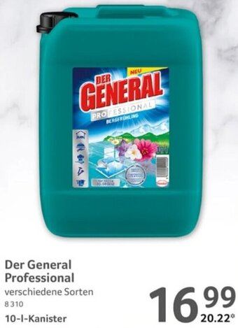 Selgros Der General Professional 10 L Kanister Angebot