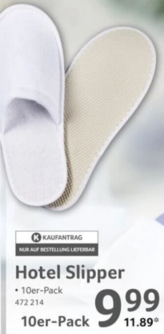 Selgros Hotel Slipper 10er-Pack Angebot
