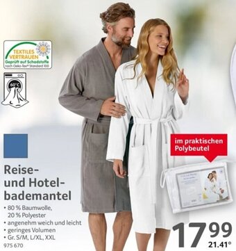 Selgros Reise und Hotelbademantel Angebot
