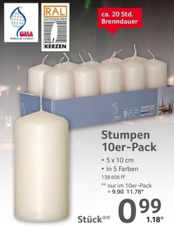 Selgros Stumpen 10er-Pack Angebot