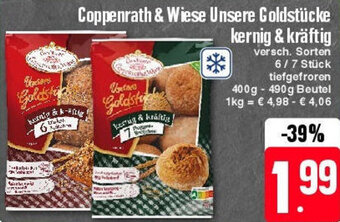 Edeka Coppenrath & Wiese Unsere Goldstücke kernig & kräftig 400g - 490g Beutel Angebot