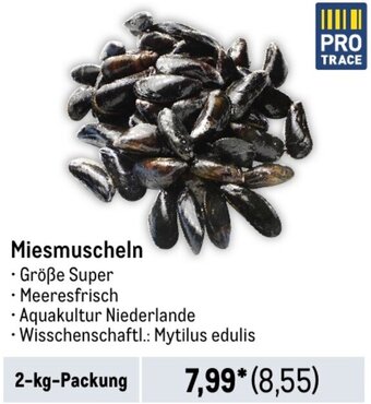 METRO Miesmuscheln 2 kg Packung Angebot