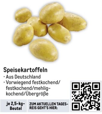 METRO Speisekartoffeln 2,5 kg Beutel Angebot