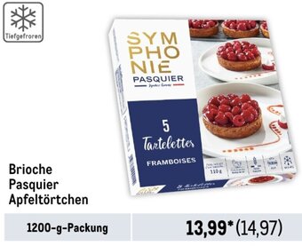 METRO Brioche Pasquier Apfeltörtchen 1200-g-Packung Angebot
