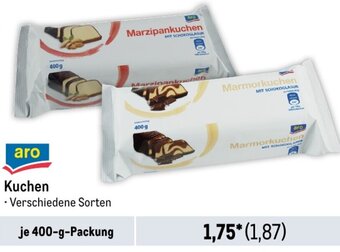 METRO aro Kuchen 400 g Packung Angebot