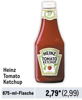 METRO Heinz Tomato Ketchup 875-ml-Flasche Angebot