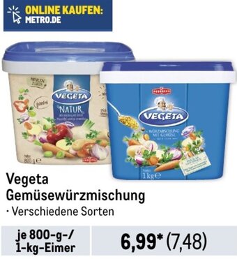 METRO Vegeta Gemüsewürzmischung 800 g/1 kg Eimer Angebot