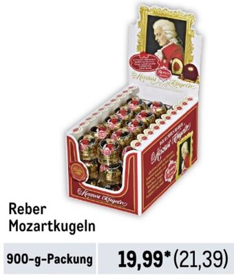 METRO Reber Mozartkugeln 900 g Packung Angebot