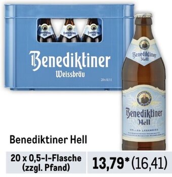 METRO Benediktiner Hell 20x0,5 L Flasche Angebot