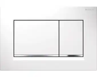 Hornbach Betätigungsplatte geberit sigma30 platte weiß glänzend / taster weiß chrom glänzend 115.883.kj.1 Angebot
