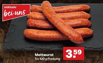 Handelshof Mettwurst 5 x 100 g Packung Angebot