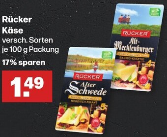 Handelshof Rücker Käse 100 g Packung Angebot
