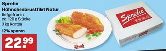 Handelshof Sprehe Hähnchenbrustfilet Natur ca. 120 g Stücke Angebot