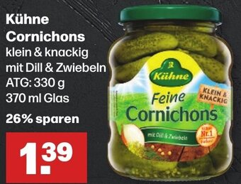 Handelshof Kühne Cornichons 370 ml Glas Angebot