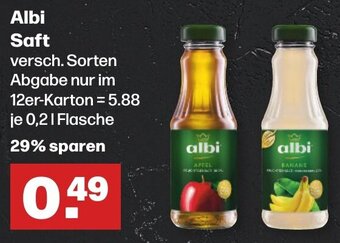 Handelshof Albi Saft 0,2 L Flasche Angebot