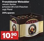 Handelshof Franziskaner Weissbier Kasten 20 x 0,5 L Flaschen Angebot