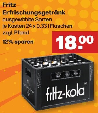 Handelshof Fritz Erfrischungsgetränk 24x0,33 L Flaschen Angebot