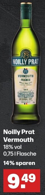 Handelshof Noilly Prat Vermouth 0,75 L Flasche Angebot