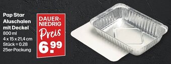 Handelshof Pap Star Aluschalen mit Deckel 800 ml Angebot