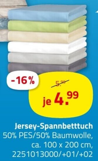 ROLLER Jersey-Spannbetttuch Angebot