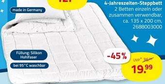 ROLLER 4-Jahreszeiten Steppbett Angebot