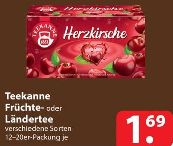 Famila Nord Ost Teekanne Früchte oder Ländertee 12-20er Packung Angebot