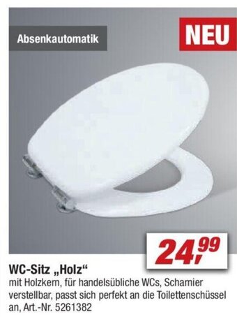 toom Baumarkt WC-Sitz ,,Holz" Angebot