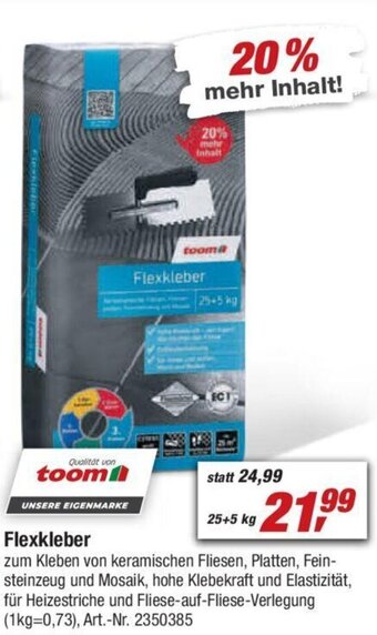 toom Baumarkt toom Flexkleber Angebot